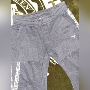 Vs pink vintage htf leopard jogger sweatpants, size large.